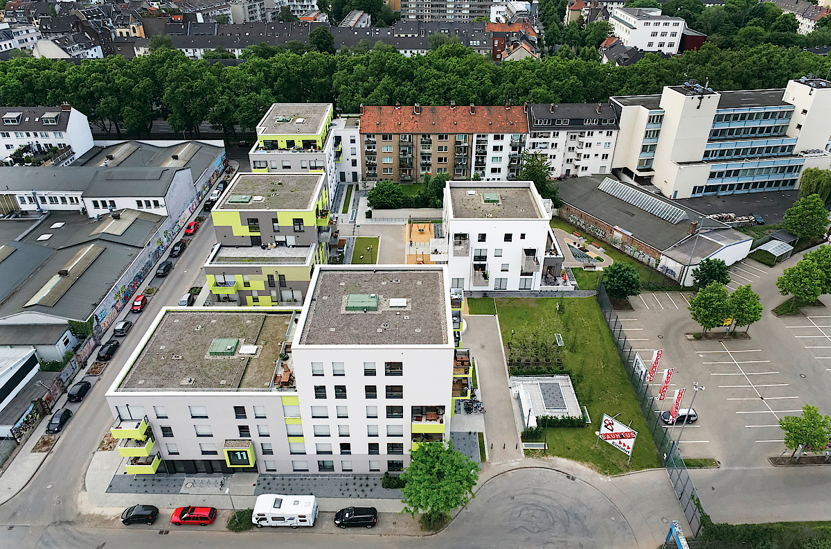 Grüner Weg Luftaufnahmen 2014 GAG Köln Jens Willebrand